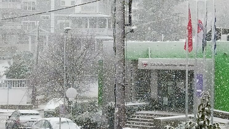 Χιονόπτωση στο νομό Θεσσαλονίκης 27/02/2022