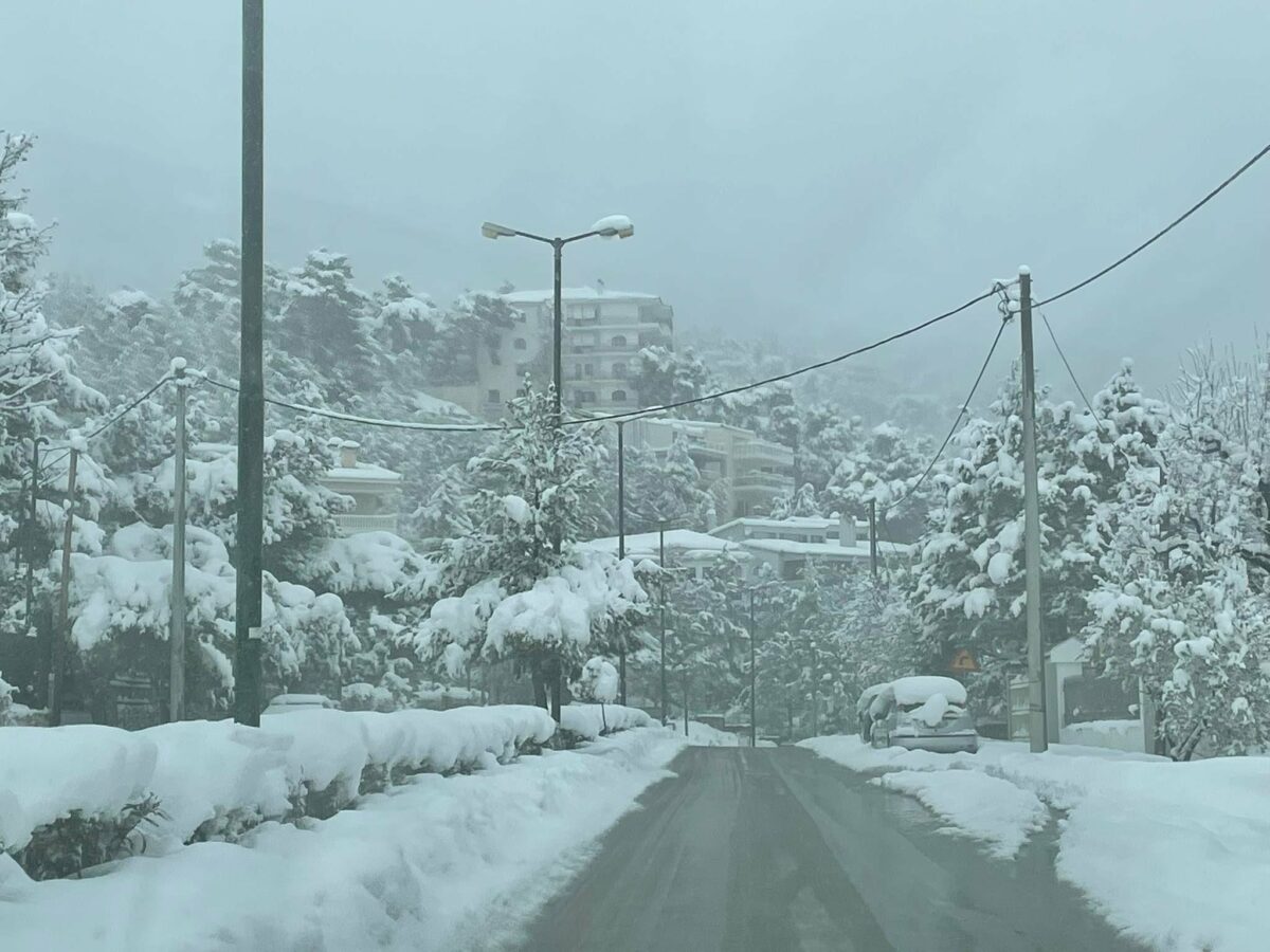 Κακοκαιρία με χιόνια στη Βόρεια Ελλάδα το Σαβ/κο 20-21/01.