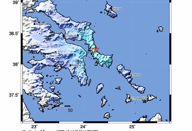 Νέος σεισμός στο ίδιο ρήγμα της Εύβοιας! Αισθητός και στην Αθήνα